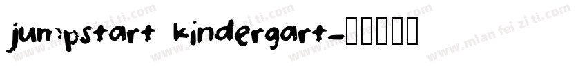 jumpstart kindergart字体转换